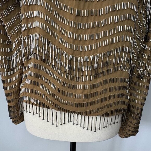 Topshop Beaded Statement Jacket – Size US 6 - Picture 9 of 16